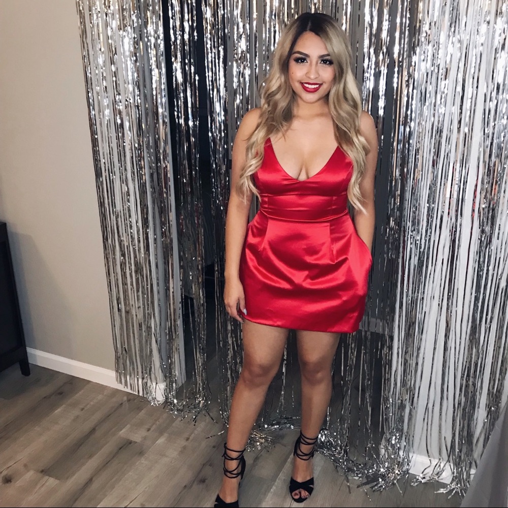 Selena Gomez Inspired Red Dress